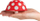 Hinkë kuzhine OTOTO Magic Mushroom XL, silikon, e kuqe
