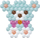 Set rruaza krijuese Aquabeads Pastel Fancy, refill, për kalamaj 4+