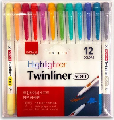 Dong-A Twinliner Двостран Маркер