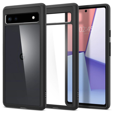 Kapak për Google Pixel 6a Spigen Ultra Hybrid, i zi