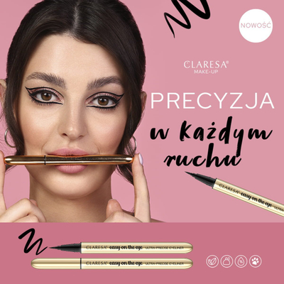 Eyeliner i lëngshëm Claresa Easy on the Eye, 4 g, i zi