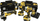 Set veglash me bateri DeWalt DCK384P2T, 18V, 2x 5.0Ah, i verdhë