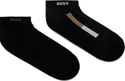 Çorape për meshkuj Hugo Boss, 2 copë, të zeza