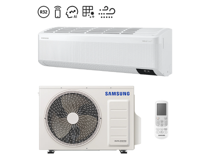 Kondicioner i jashtëm Samsung Wind Free Avant AR09TXEAAWKX, 220–240V, funksion i qetë, i bardhë