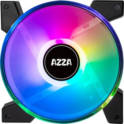 Ftohës Azza Hurricane II ARGB (FNAZ-12DRGB2-241), i zi