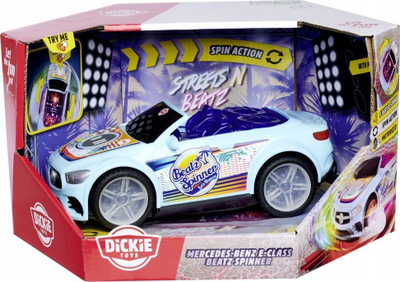 Makina lodër Dickie Mercedes Streets’n Beatz E-Class, 23.5 cm, me drita dhe muzikë, shumëngjyrëshe