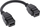 Kabllo HDMI InLine Keystone 2x, 0.2m, 4K 60Hz, e zezë