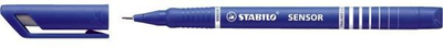 Сталбо финелинер Stabilo Sensor 189/41, тенка врвка, боја на водена основа, сина