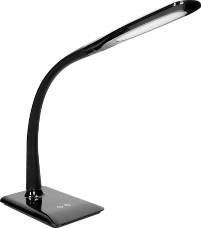 Lampë tavoline ERIE LED DIM 7W, 400lm, me zbehje, 3 ngjyra drite, e zezë