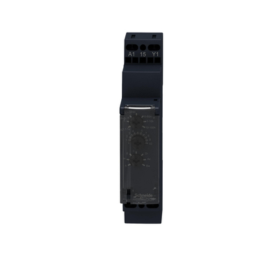 Rele kohe multifunksional Schneider Electric, 1CO, 16A, 12-240V, AC/DC, e zezë