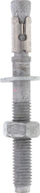 Bulon zgjerues unazor Fischer PSR M10x90, çelik, për beton, gri