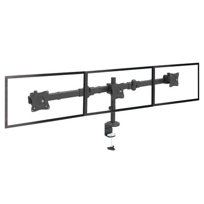 Рака за маса за монитори StarTech.com Triple Monitor Arm, 13"-27", VESA, црна