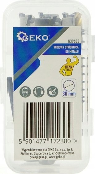 Sharrë rrethore Carbide Hole Saw, 30 mm, për metal, me titanium