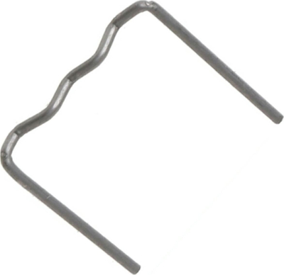 Kapëse për saldim plastike AG713C RS16, set 100 copë, çelik inox, argjendi