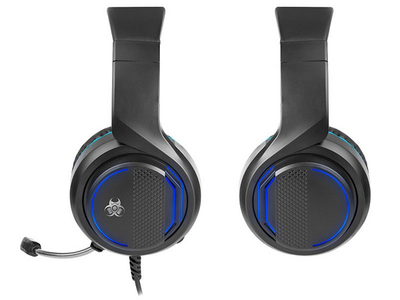 Kufje Tracer Gamezone Dragon Blue, të zeza/të kaltra