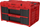 Set kuti veglash Qbrick System One 2.0 Drawer 2 Plus Expert, 2 sirtarë, modulare, e kuqe