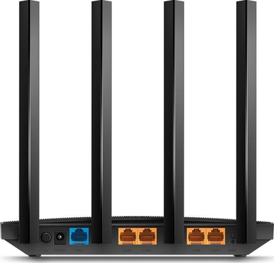 Ruter TP-Link Archer C6, Portat WAN 1x RJ-45 dhe LAN 10