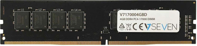 Memorie V7 DDR4, 4 GB, 2133 MHz, CL15, V7170004GBD
