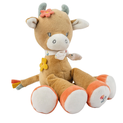 Lodër e butë Nattou Cow Mila, 20 cm, e kaftë