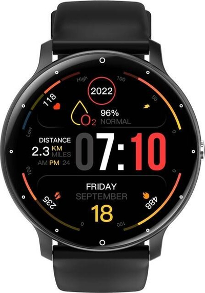 Orë e zgjuar Giewont GW120-2 Pro, Bluetooth, matje shëndeti, e zezë