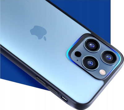 Mbrojtëse telefoni 3mk Satin Armor Case+ Flip për Samsung Galaxy Z Flip 5, qe e mbron nga goditjet, transparente me kornizë të zezë