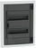 Kabinet elektrik i brendshëm Schneider PrismaSeT XS PSXS-2-13-PT-P, 2x13 module, IP40 IK09, i bardhë
