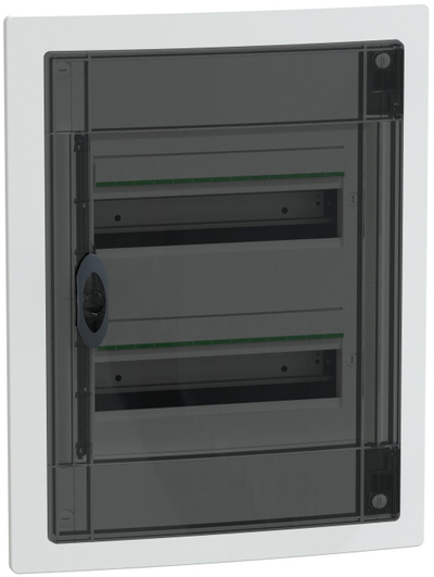 Kabinet elektrik i brendshëm Schneider PrismaSeT XS PSXS-2-13-PT-P, 2x13 module, IP40 IK09, i bardhë