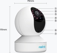Kamerë sigurie Reolink E340, 5MP, Wi‑Fi, auto tracking