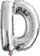 Ballon shkronja "D" 45.5cm argjend (MZAB0108)