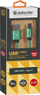 Kabëll USB Defender 87816, USB A në USB C, 1m, i gjelbër