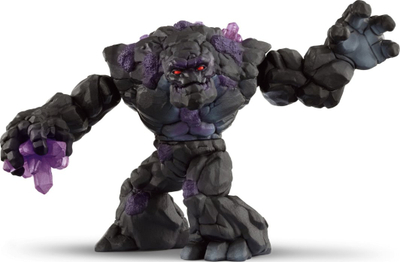 Figurë Schleich Eldrador Teka Stone Monster, plastike, për fëmijë 5+, gri e zezë me vjollcë