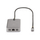 USB-C хаб StarTech 117B USBC MULTIPORT, 4K, 100W, сив
