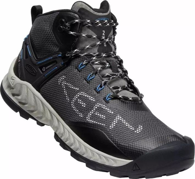 Këpucë trekking burra Keen NXIS EVO Mid WP, membranë Keen.Dry, Magnet Bright Cobalt