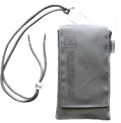 Këllëf universal për telefon Swissten PocketBook, deri 6.8", material tekstil, gri