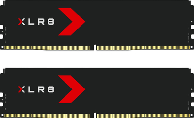 Memorie RAM PNY XLR8 Gaming MD32GK2D5600036XR, DDR5 32GB 2x16GB, 6000MHz, e zezë