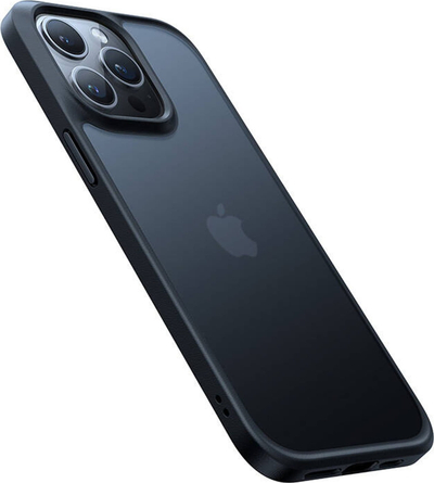 Këllëf telefoni Torras Guardian për iPhone 15 Pro, mbrojtje ushtarake, shumë i hollë, i zi