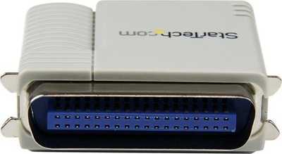 Server printimi rrjeti StarTech PM1115U2, 1 port 10/100 Mbps, paralel Ethernet, bezhë