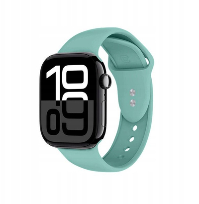 Rrip ore Crong CRG40LQBTRQ, për Apple Watch, silikon liquid, ngjyrë turquoise