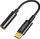 Adapter audio Choetech AUX003 USB C në 3.5mm, DAC, i zi