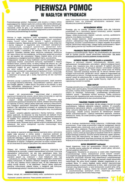 Сет безбедносни табли ANRO OHS Fire Protection Boards, прва помош, заштита од пожар