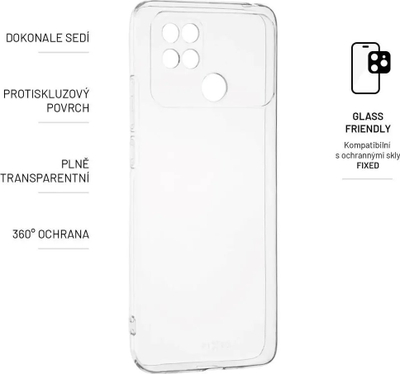 Kllëf telefoni FIXED Cover për Google Pixel 7 Pro, TPU, transparent