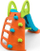Rrëshqitëse plastike për fëmijë Feber Toboggan, 208 x 90 x 126 cm, portokalli blu jeshile