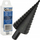 Stërvitje shkallëzuese Geko G38563, HSS TiAlN, 4-39mm, e zezë