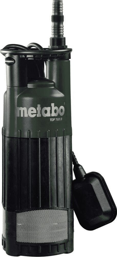 Pompe zhytëse Metabo TDP 7501 S, 7500 L/orë, 34 m, jeshile
