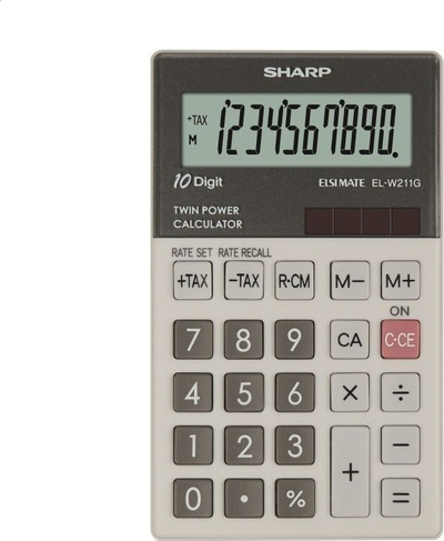 Kalkulator xhepi Sharp ELW211GGY, i hirtë