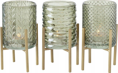Mbajtëse qiriu Boltze Home Bolito, për tealight, 8 cm, jeshile