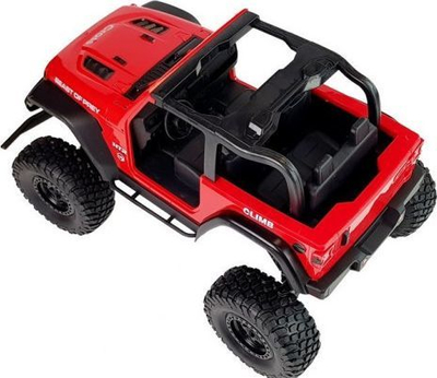 Makinë lodër me telekomandë Leantoys RC Rock Crawler, off road, 2.4GHz, e kuqe