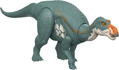 Lodër dinosauri Mattel Jurassic World Wild Roar Maiasaura, me zhurma, me lëvizje