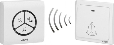 Zile dere pa tela Virone Orno WAYO AC DB-3, wireless, IPX7, e bardhë