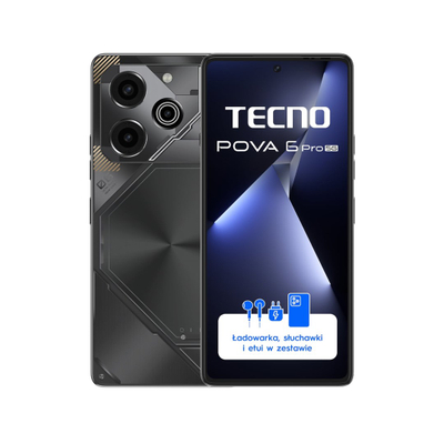 Telefoni TECNO POVA 6 Pro 5G, 12GB RAM, 256GB, gri Meteorite
